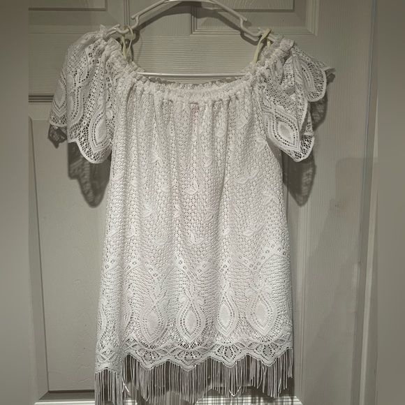 Lilly Pulitzer NWT white lace top - Picture 2 of 4